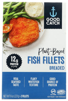 GOOD CATCH: Fish Flt Breaded Plnt Bsd, 8 oz