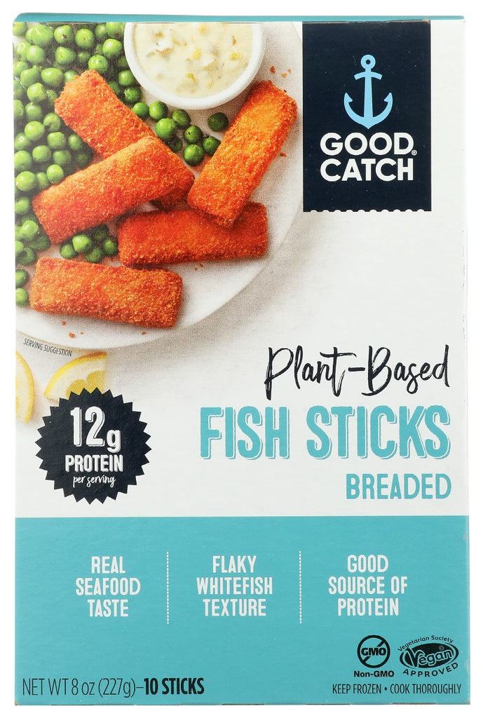 GOOD CATCH: Fish Stick Breaded Plnt B, 8 oz