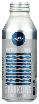 OPEN WATER: Water Sparkling Purified,16 fo