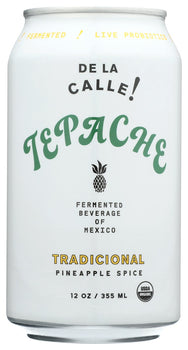 DE LA CALLE: Tepache Trad Pinap Spce, 12 oz