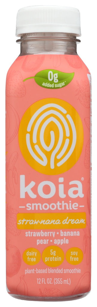 KOIA: Smoothie Strawberry Banan, 12 fo