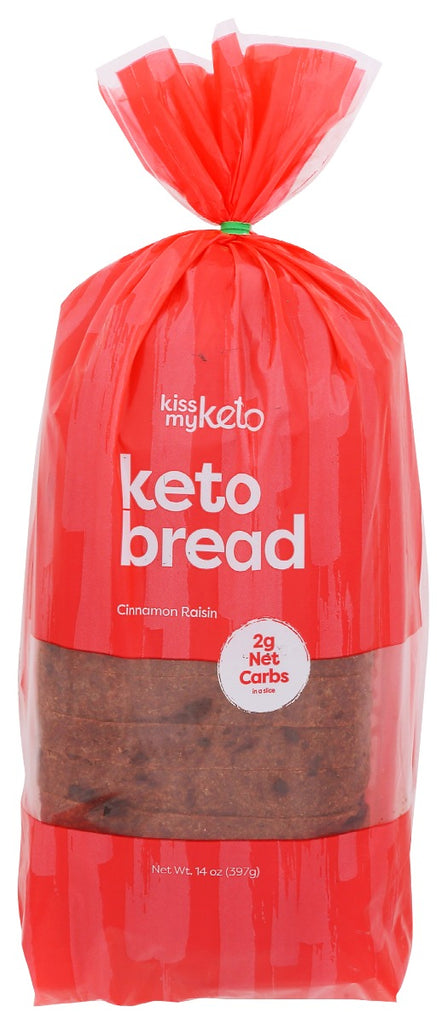 KISS MY KETO: Bread Cinn Raisin Keto, 14 oz