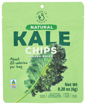 BACK TO BASICS: Chips Kale Natural, 0.21 oz