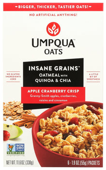 UMPQUA OATS: Apple Cranberry Packet, 11.6 oz