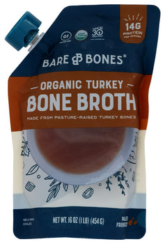 BARE BONES: Broth Bone Trky Org, 16 oz