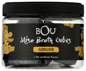 BOU BRANDS: Broth Cube Miso Ginger, 2.53 oz