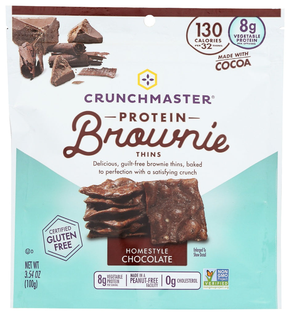 CRUNCHMASTER: Brownie Thin Hmstyl Choc, 3.54 oz