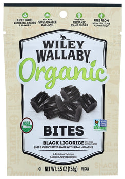 WILEY WALLABY: Candy Bites Black Org, 5.5 oz