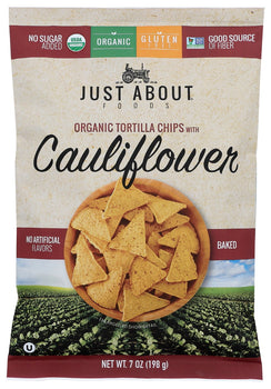 JUST ABOUT FOODS: Chip Trtila Caulflwr Bkd, 7 oz