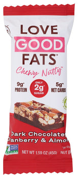 LOVE GOOD FATS: Bar Drk Choc Crnbry Almnd, 1.59 oz