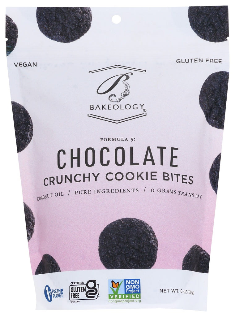 BAKEOLOGY: Cookie Bites Chocolate, 6 oz