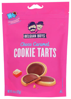 BELGIAN BOYS: Cookie Tart Choc Caramel, 4.4 oz