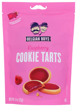 BELGIAN BOYS: Cookie Tart Raspberry, 4.4 oz