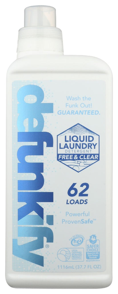 DEFUNKIFY: Detergent Liqud Free Clea, 37.7 fo