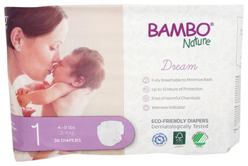 BAMBO NATURE: Diapers Baby Size 1, 36 pk