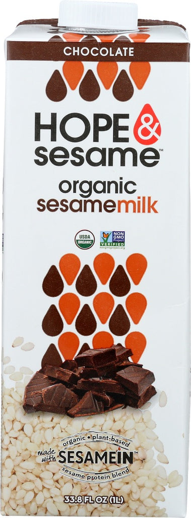 HOPE AND SESAME: Milk Ssame Choc Org, 33.8 fo