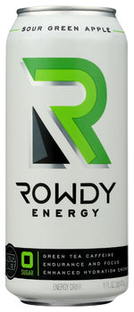 ROWDY ENERGY: Drink Energy Sr Grn Apple, 16 fo