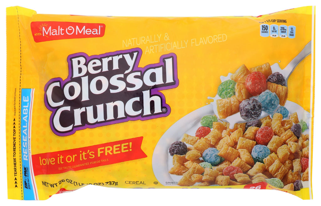 MOM FAMILY SIZE BAG: Cereal Rte Berry Crunch, 26 oz