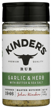 KINDERS: Seasoning Buttry Grlc Hrb, 5 oz