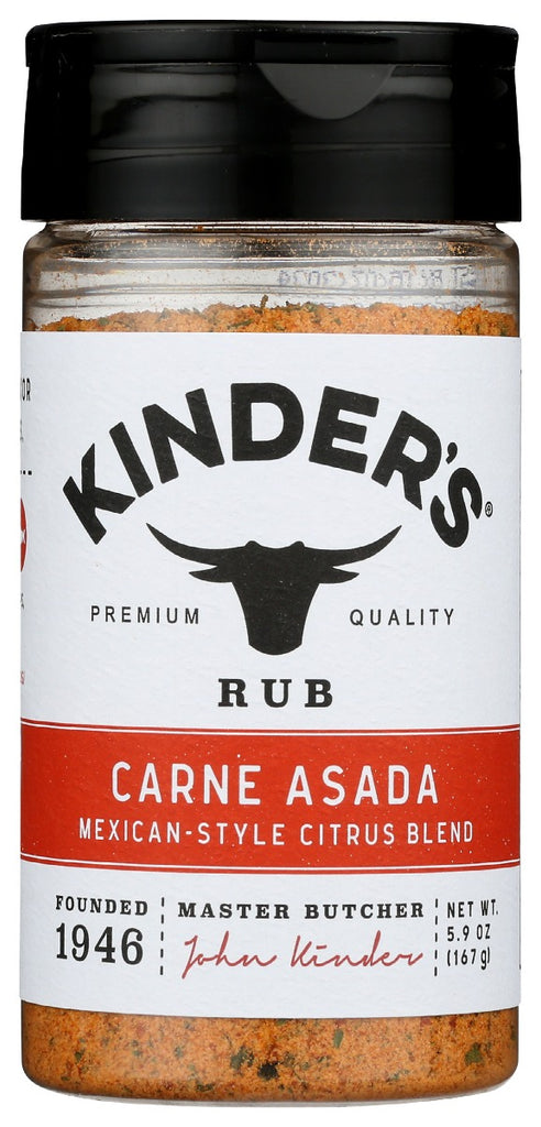 KINDERS: Seasoning Carne Asada, 5.9 oz