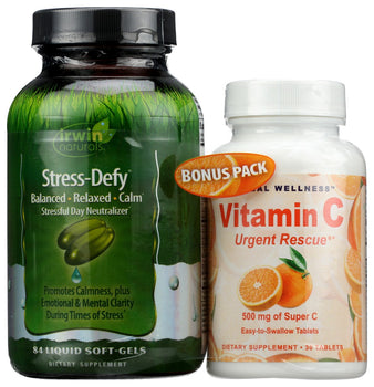 IRWIN NATURALS: Stress Defy Vitc, 84 sg