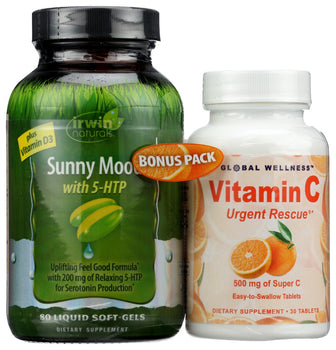 IRWIN NATURALS: Sunny Mood Vitc, 80 sg