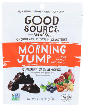 GOOD SOURCE: Bar Choc Drk Blbry Almnd, 4 oz