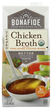 BONAFIDE: Broth Chicken Og, 32 fo