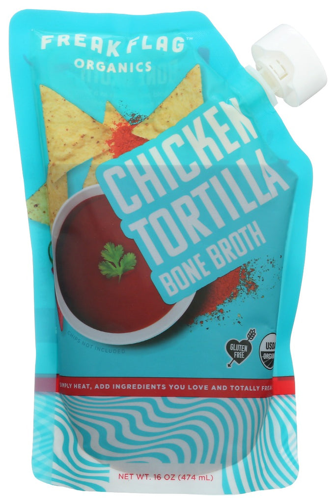 FREAK FLAG ORGANICS: Broth Chicken Tortilla, 16 oz