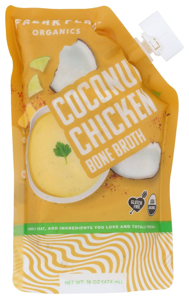 FREAK FLAG ORGANICS: Broth Coco Chicken Bone, 16 oz