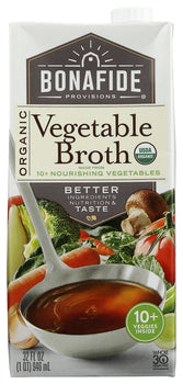 BONAFIDE: Broth Vegetable Og, 32 fo