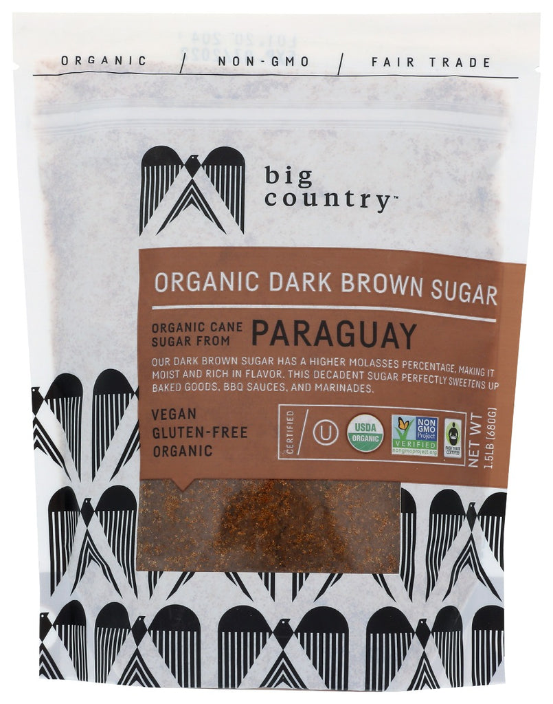 BIG COUNTRY FOODS: Brown Sugar Dark Org, 24 oz