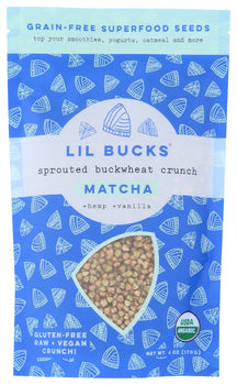 LIL BUCKS: Buckwheat Sprouted Matcha, 6 oz