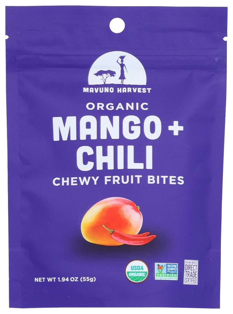 MAVUNO HARVEST: Fruit Bites Mango Chili, 1.94 oz