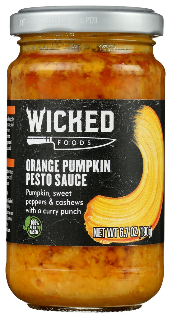 WICKED: Sauce Pesto Orange Pumpkn, 6.7 oz