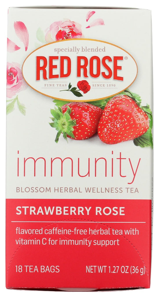 RED ROSE: Tea Strwb Rose Hrbl, 18 bg