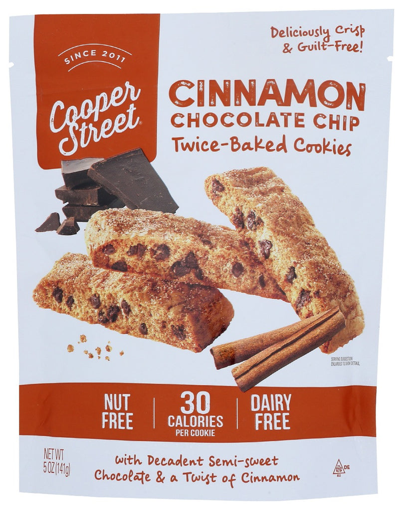 COOPER STREET: Cookies Cinnamn Choc Chip, 5 oz