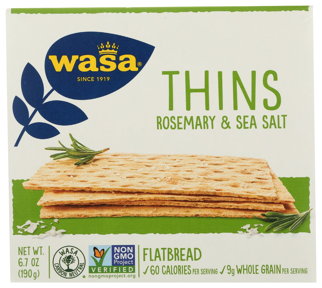 WASA: Thins Rosemary & Salt, 6.7 oz