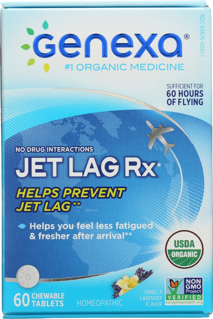 GENEXA: Jet Lag Rx, 60 tb