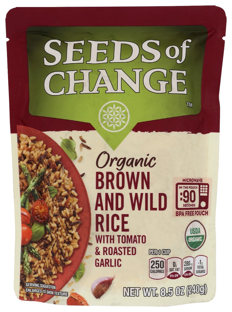 SEEDS OF CHANGE: Rice Jsmn Wld Brw Tmt Org, 8.5 oz