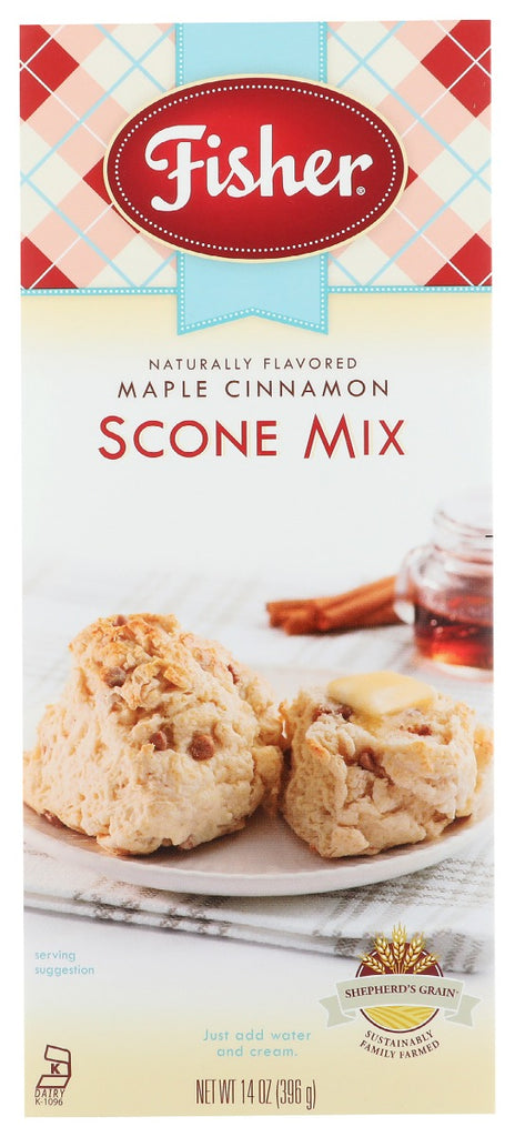 FISHER: Scone Mix Maple Cinnamon, 14 oz