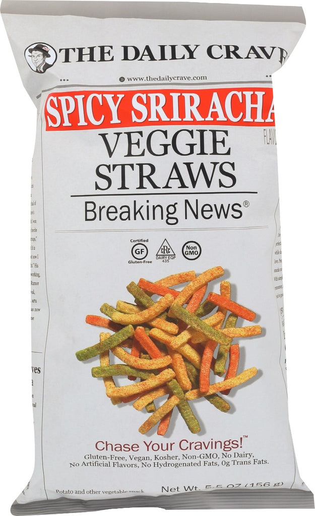 THE DAILY CRAVE: Veggie Straws Sriracha, 5.5 oz