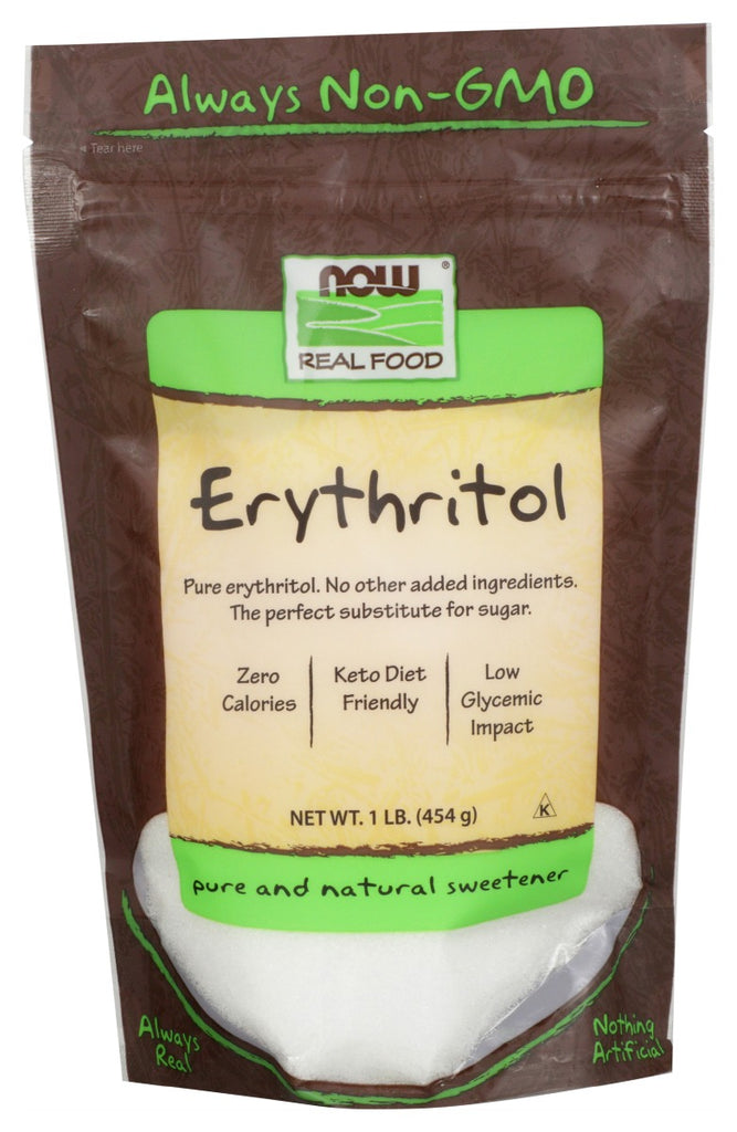 NOW: Sweetener Erythritol, 16 oz