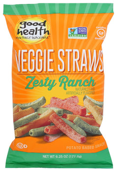 GOOD HEALTH: Veggie Straws Zsty Ranch, 6.25 oz