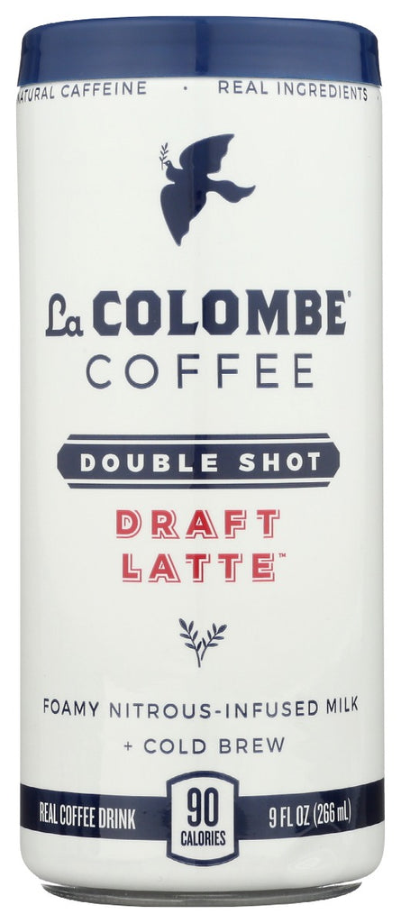 LA COLOMBE: Latte Draft Double Shot, 9 fo