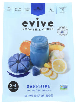 EVIVE SMOOTHIE CUBES: Cube Plnt Bsd Sapre Smthe, 10.58 oz