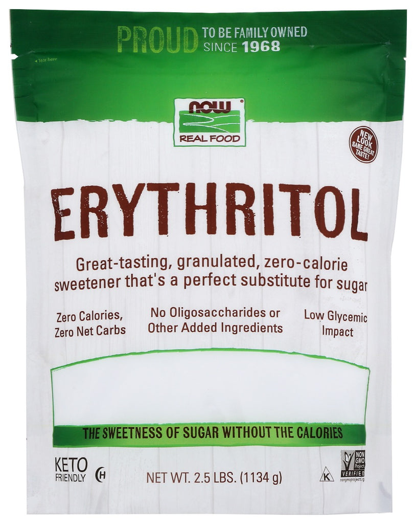 NOW: Sweetener Erythritol Pwdr, 40 oz