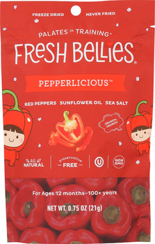 FRESH BELLIES: Snack Toddlr Pepprlicious, 0.75 oz