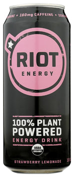 RIOT ENERGY: Drink Strwby Lmnade Enrgy, 16 FO