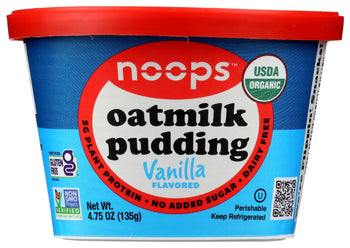 NOOPS: Pudding Oatmilk Vanl Org, 4.75 oz